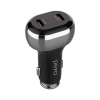 АЗУ PERO AC06 2xUSB-C PD, 50 Вт, черный